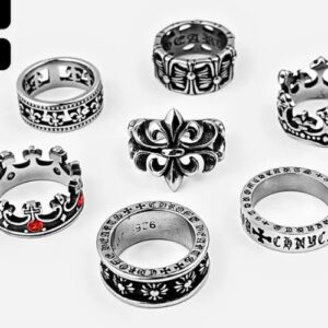 Chrome Heart Men's and Women's Rings (1)