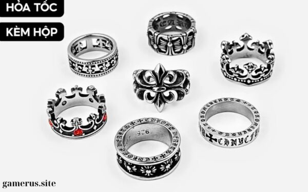 Chrome Heart Men's and Women's Rings (1)