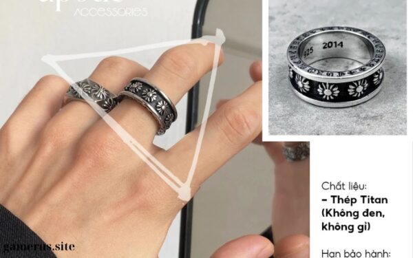 Chrome Heart Men's and Women's Rings (2)